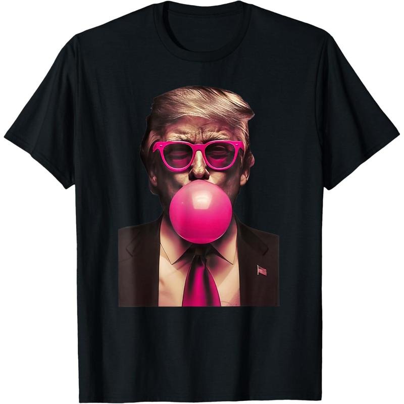 Trump Bubble Gum Funny T-Shirt made in usa