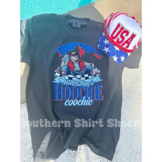 Trump Hotter than a Hoochie Coochie T shirt  | Pepper comfort colors t shirt | Patriotic Shirt | Trump