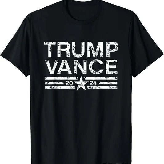 Trump J.D. Vance 2024 Retro Stripe Trump Vance T-Shirt