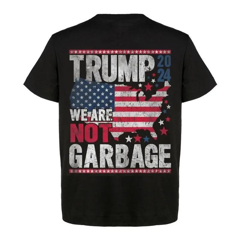 Trump We Are Not Garbage T-Shirt, Trump Proud MAGA 2024, Team Trump Take The Trash Out, Make America Great Again Crewneck Classic
