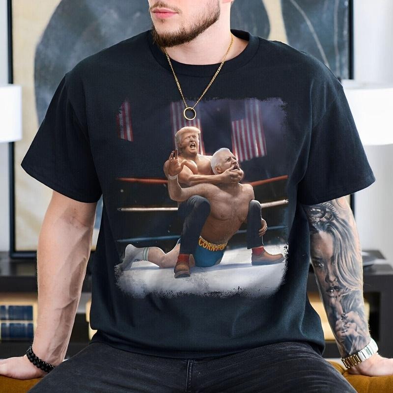 Trump Won 2024 Shirt Trump Beat Biden Funny Political T-Shirt