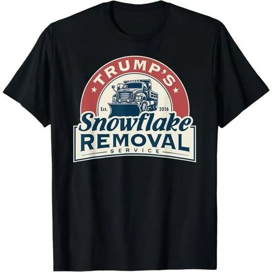 Trump's Snowflake Removal Service Funny Trump 2024 T-Shirt