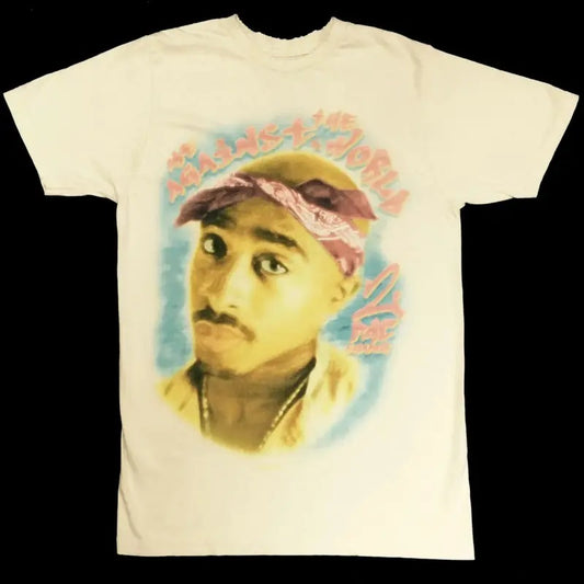 Tupac 2pac ME AGAINST THE WORLD T-Shirt NEW 100% Authentic RARE!, Gift for Him, Gift For Her, Vintage Y2K, Menswear Top