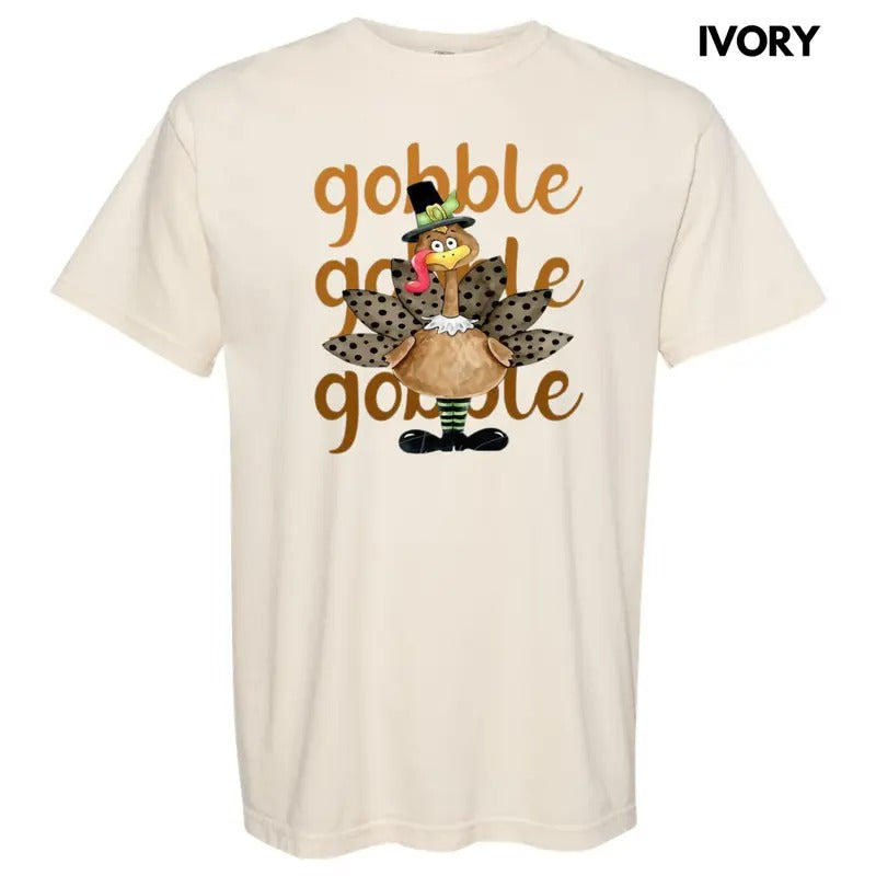 Turkey Gobble Gobble Comfort Colors T-Shirt