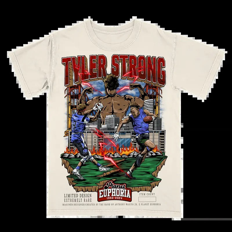 Tyler Strong Tee for Men - Soft and Comfortable Shirt - Menswear - Graphic T-Shirt