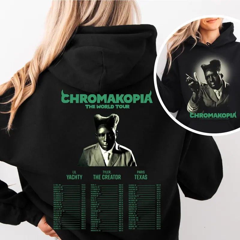 Tyler The Creator Chromakopia Hoodie, Chromakopia Vintage Hoodie, Music Lover Gift, Tyler the Creator Gift, Christmas Gift, Rapper Hoodie