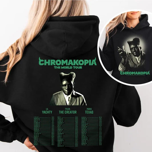Tyler The Creator Chromakopia Hoodie, Chromakopia Vintage Hoodie, Music Lover Gift, Tyler the Creator Gift, Christmas Gift, Rapper Hoodie