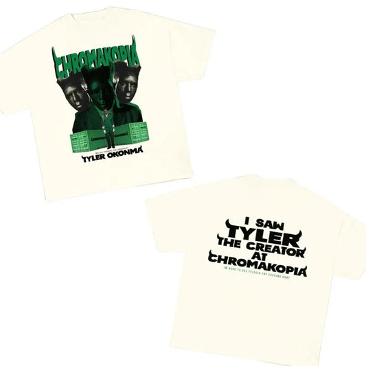 "Tyler The Creator Shirt , High Quality Tshirt , Custom Vintage Tshirt, Chromakopia, Tour t shirt, Music Fan Gift "