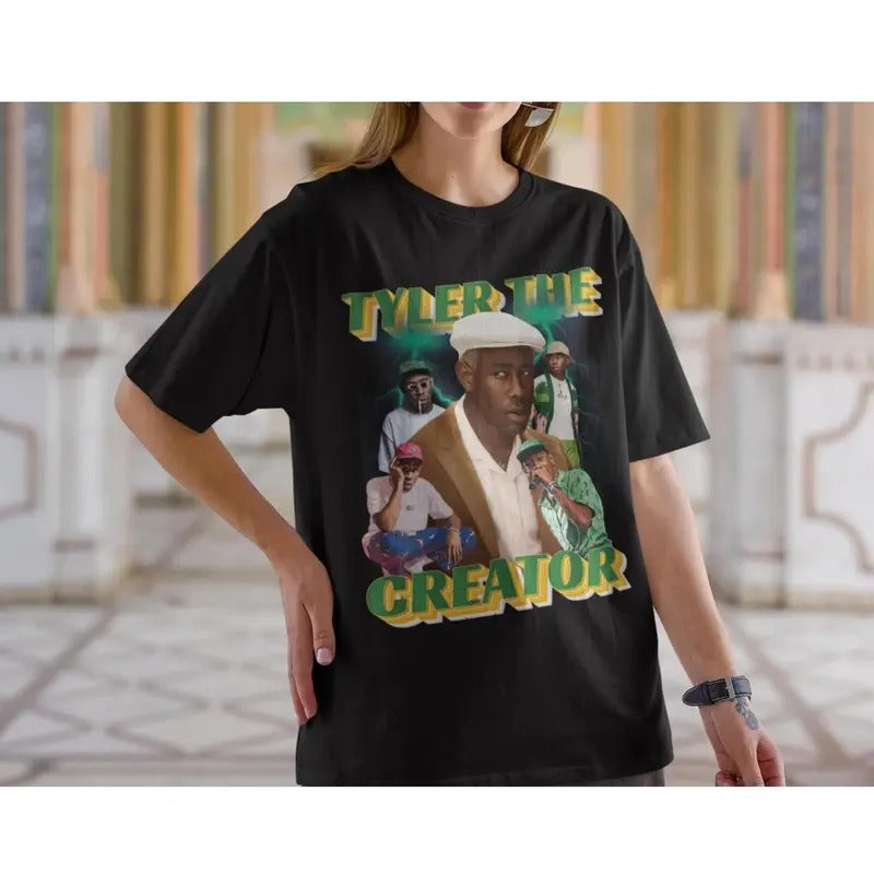 Tyler The Creator,Tyler The Creator Shirt,Chromakopia Shirt,Music Fan Gift,Retro Vintage Unisex Shirt,Unisex Heavy Cotton Shirt,Rap Merch