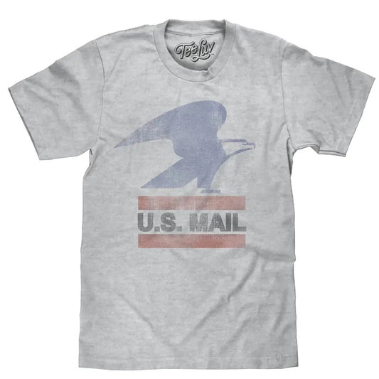 U.S. Mail Eagle Logo T-Shirt - Gray