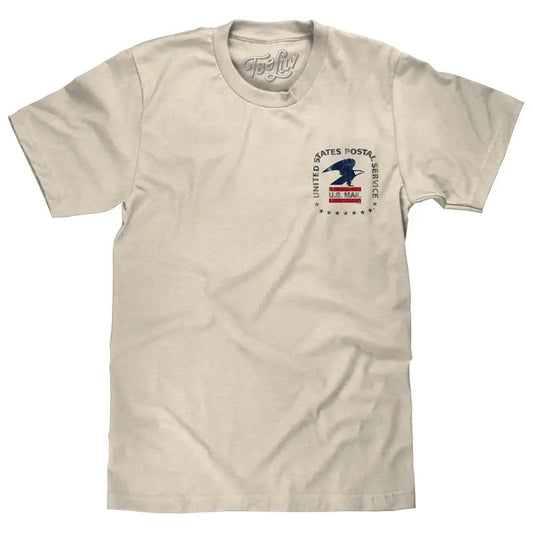 USPS United States Postal Service Mail Eagle T-Shirt - Cream