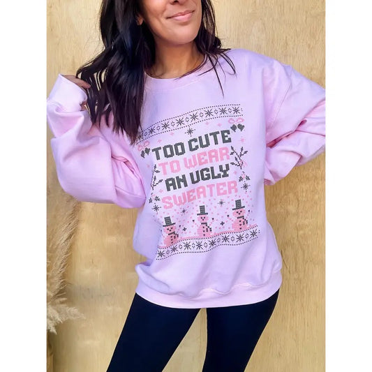 Ugly Sweater Graphic Top