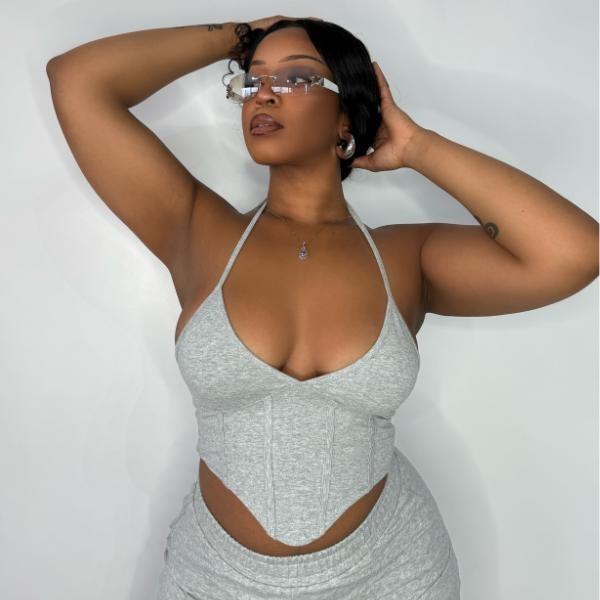 Ultimate Comfort Fashion Halter Sweat Corset