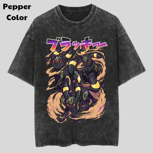 Umbreon Eevee Vintage Tee, Eevee T-Shirt, Pokemon Graphic Tees, Pokemon Shirt, Unisex Anime Shirt, Menswear Womenswear Streetwear