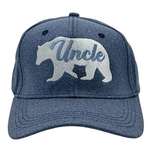 Uncle Bear Hat Funny Sarcastic Graphic Novelty Cap Funny Hats Uncle  Funny Sarcastic  Novelty Caps for Men Blue - Standard