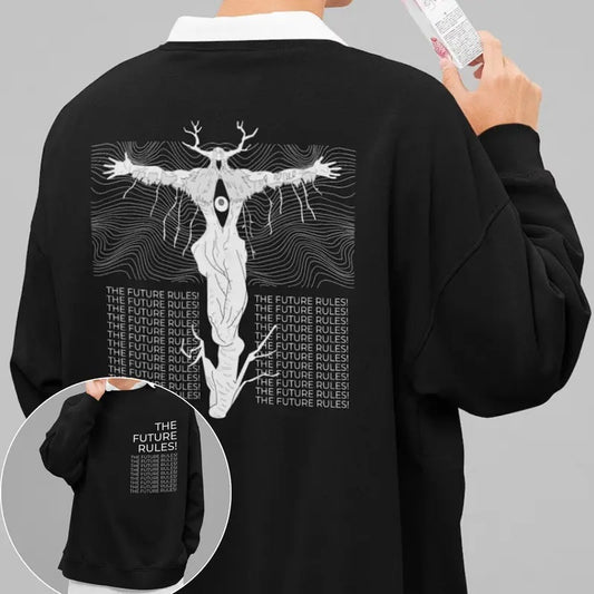 Unisex Anime Crewneck Sweatshirt The Future Rules