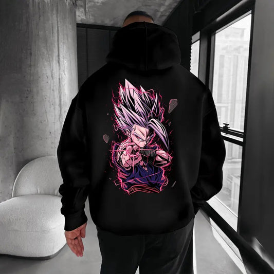 Unisex Casual Dragon Ball Print Hoodie, Manga Hoodie For Men, Best Anime Hoodie, Gift For Anime Lovers, Anime Printed Shirt, DB Gift For Fans, Gift For Him, Gift For Her Tops