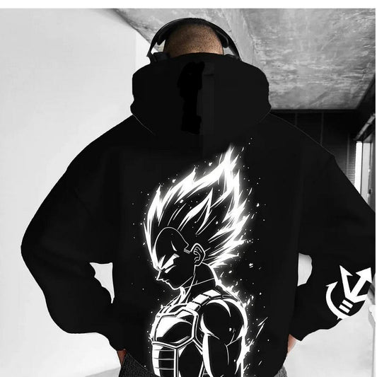 Unisex Oversized Anime Print Hoodie, Gift the Magic of Anime: Soft, Stylish, and High-Quality Hoodies That Every Fan Will Treasure