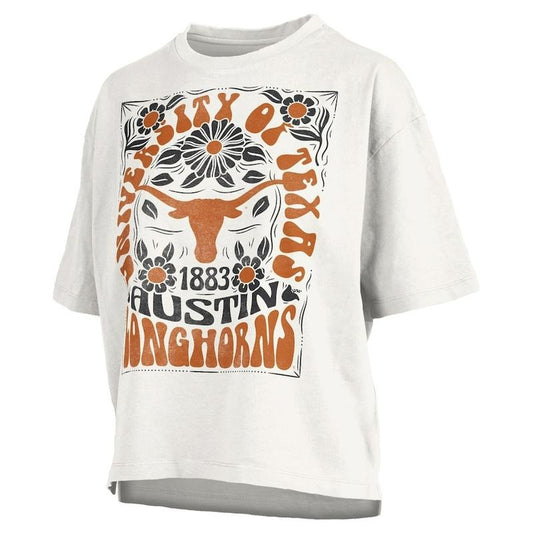 University of Texas Longhorns Floral T-shirt, Austin Vintage College Tee, Texas Longhorns Graphic Shirt, 1883 Austin University Apparel, University of Texas Fan Shirt, Retro Texas Longhorns Tee