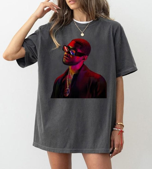 Ussher Shirt Usherr Concert 2024, Uusher Graphic Tee Cotton Fabric Love