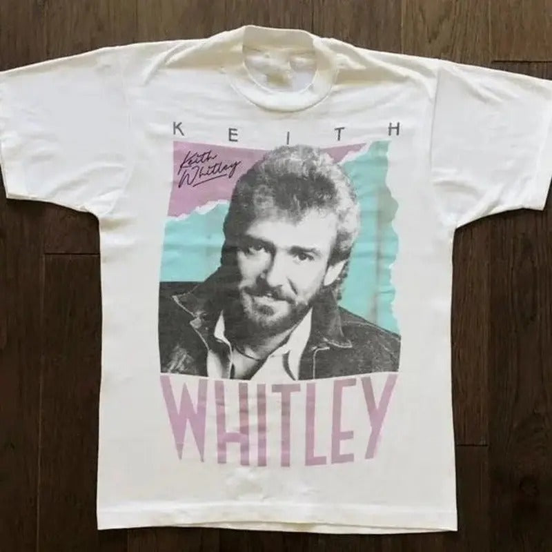 VINTAGE COUNTRY MUSIC KEITH WHITLEY T-SHIRT UNISEX FULL SIZE