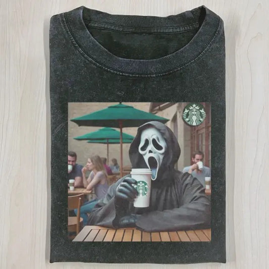 VINTAGE HALLOWEEN GRAPHIC T-SHIRT, Ghost Face, Horror Movie Shirt, Horror Character, Funny Halloween Shirt, Unisex T-Shirt, Gift For Men Women