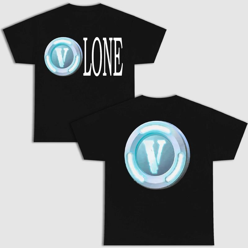 VLONE VBUCKS T-SHIRT, Funny T-shirt, Size S to 4XL,  Menswear Top