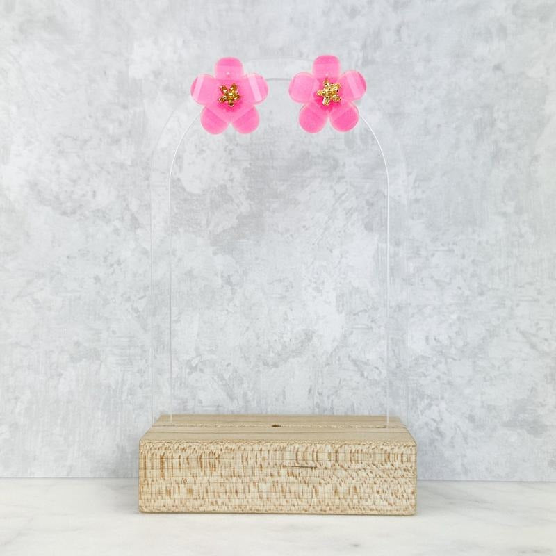 Vacay Away Flower Stud Earrings