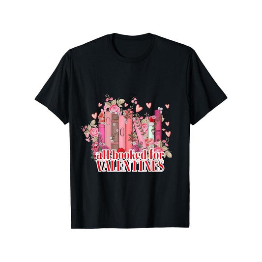 Valentine's Day 'All Booked for Love' Men's Cotton T-Shirt - Casual, Comfortable & Stylish Tee made in usa