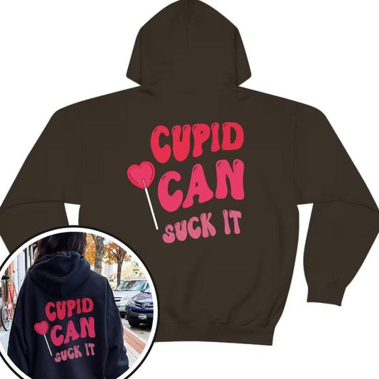 Valentines Hoodie, Hoodie Words on Back
