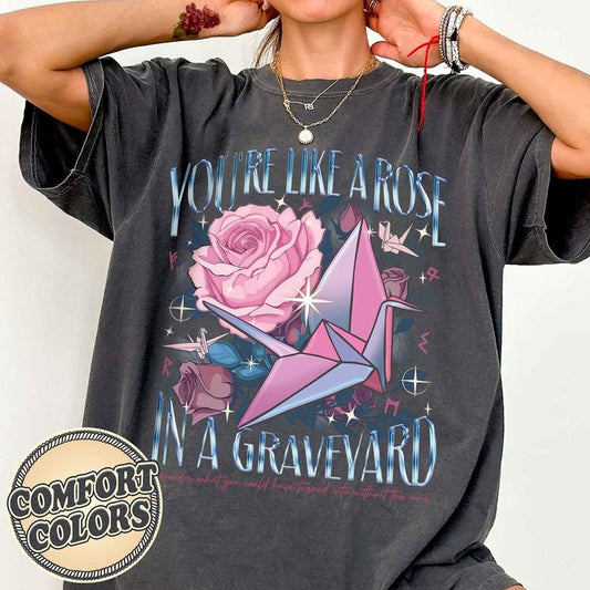 Vanessa Graveyard Comfort Colors Shirt, Bookish Fan Fic Shirt, Magic Wizard School,manacled Merch, Fandom Gift, Dark Romantasy Gift Reader