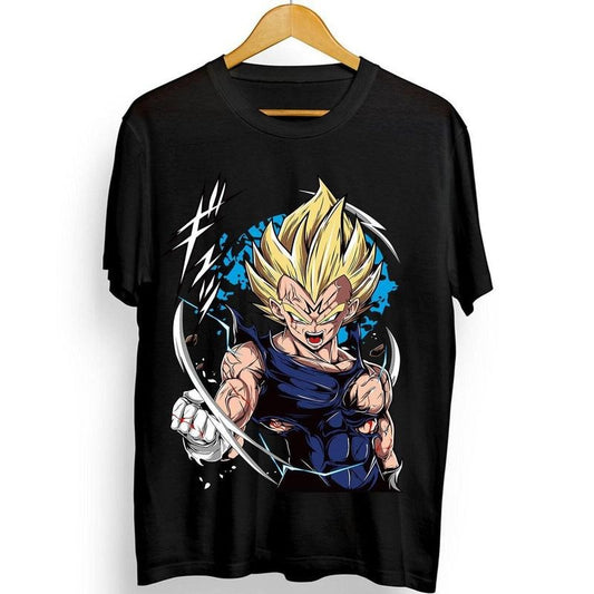 Vegeta T-Shirt Son Goku Dragon Ball Z Majin Anime Unisex T-shirt