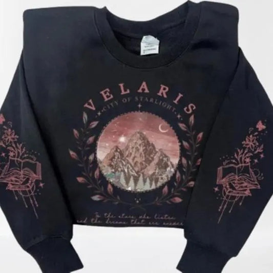 Velaris Acotar Sweatshirt, Velaris City Of Starlight Sweatshirt, The Night Court Sweatshirt, SJM  Sweatshirt, acotar merch, Bookish Casual Classic