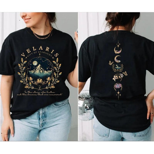 Velaris City Of Starlight Shirt, The Night Court, Sjm Merch Shirt, Acotar Velaris Tshirt, Court Of Dreams Tee, Velaris Bookish Shirt Pullover Tee