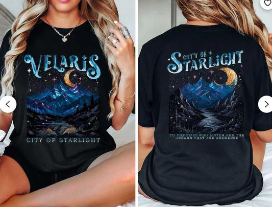 Velaris City Of Starlight Shirt, Velaris Acotar Comfort Colors Shirt, A Court of Thorns and Roses Shirt, SJM Merch Shirt, Acotar Fan Gifts