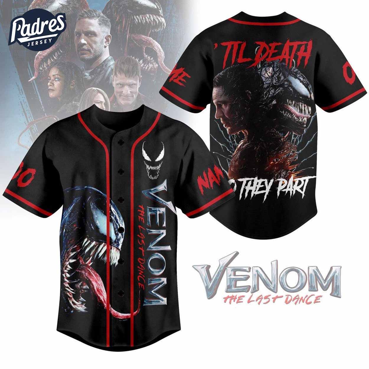 Venom The Last Dance 2024 Baseball Jersey Style - Padres Jersey Oasis: Elevate Your Baseball Style Game