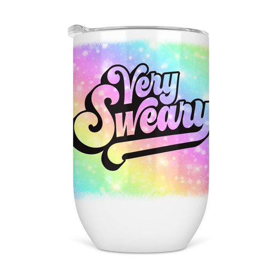 Very Sweary Wine Tumbler - Funny Wine Cup For Women