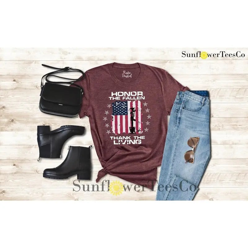 Veteran Shirt, Gift for Veteran, 4th of July T-shirt, Honor The Fallen Shirt, American Veteran Shirt, Patriotic Shirt, Memorial Day Shirt
