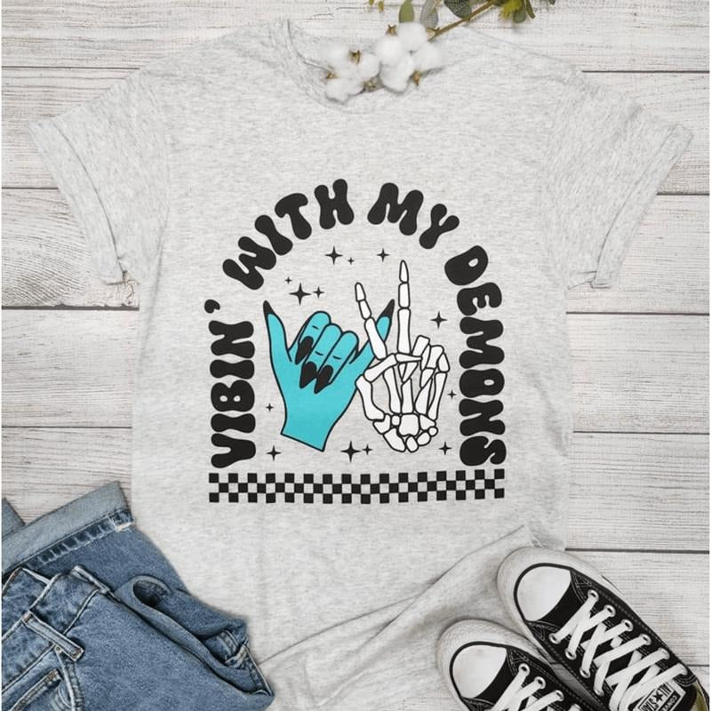 Vibin' With My Demons Graphic T-shirt