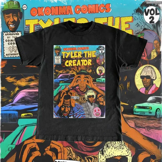 Vintage #Tyler The Creator Chromakopia Shirt, High Quality Tee, Comic Book, Retro Vintage Design, FanRapper Gift, Unisex T-Shirt , Global Trending Outfits