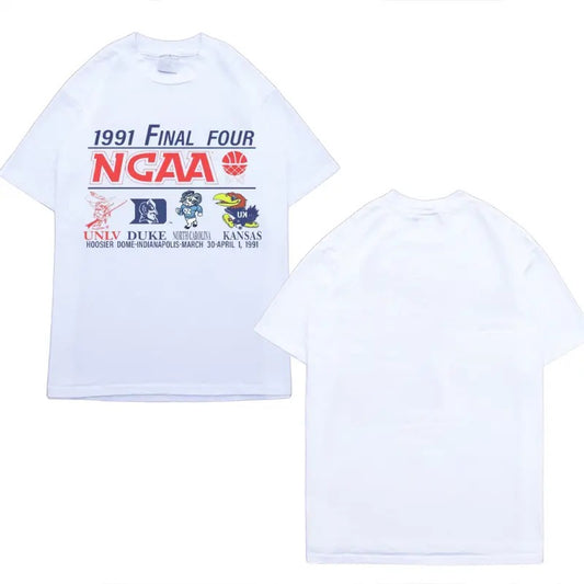 Vintage 1991 NCAA Final Four Collector's T-Shirt Classic Cotton Tee, Gift for Man and Woman