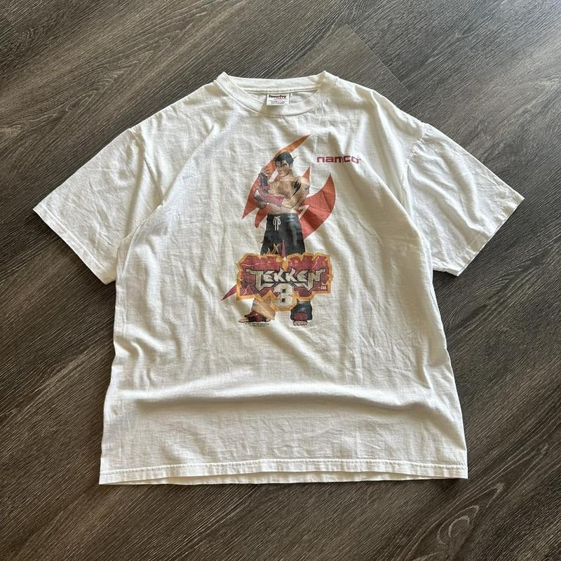 Vintage 1994 Tekkan 3 GRAIL Shirt - Unisex Cotton T-Shirt with Graphic Print, Short Sleeve, Suitable for Men and Casual Wear Menswear Top Graphic Streetwear T-shirt