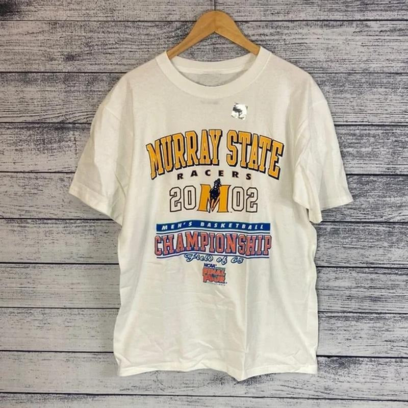 Vintage 2002 Murray State M4rch M4dness T-shirt Classic Cotton college merch Menswear Top Sport Tshirt Embroidered Hoodie