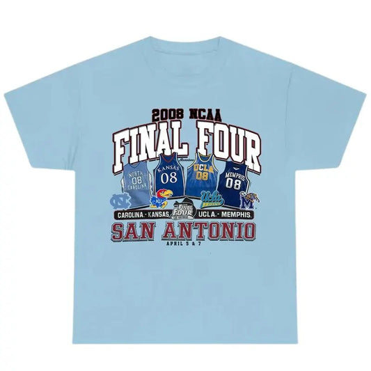 Vintage 2008 NCAA Final Four San Antonio T-Shirt, Graphic Vintage T-Shirt, Full Color T-Shirt, Unisex T-Shirt, For Men, For Women
