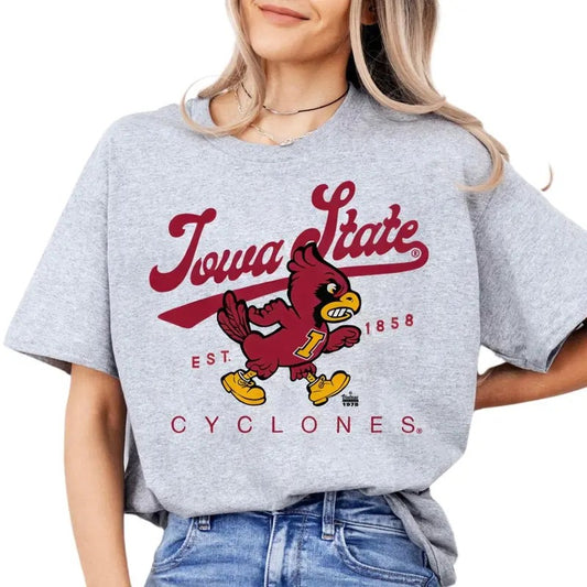Vintage 90S IOWA State Cyclones T-Shirt, NCAA Final Four Championship T-shirt, Unisex T-shirt, Casual Top, Soft Cotton Fabric T-shirt, Gift For Her, For Him,shirt trend