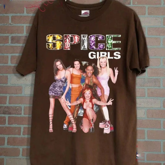 Vintage 90S Spice T-Shirt Retro Graphic Tshirt Girls Style Clothing Gift For Men Women Unisex T Classic T-Shirt