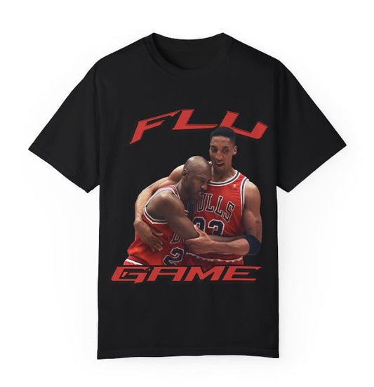 Vintage 90s Flu Game 12 Matching Shirt, Retro Basketball Match, Streetwear Fuuny Graphic T-Shirt, Gifts, Menswear Top Underwear Streetwear