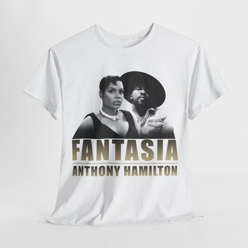 Vintage 90s Graphic Anthony Hamilton and Fantasia 2025 Tour TShirt, Vintage Graphic Tees for fans, Gifts for fan, men gifts, shirt women, Womenswear Top
