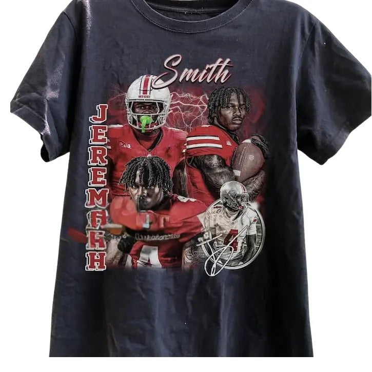 Vintage 90s Graphic Style Jeremiah Smith T-Shirt, Vintage Sport Graphic Tee, Sweatshirt Retro American Football Bootleg Gift Menswear Top