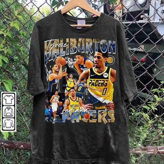Vintage 90s Graphic Style Tyrese Haliburton T-shirt - Tyrese Haliburton T-shirt - Stephen Curry Vintage Tee For Man and Woman Unisex T-shirt, Gift For Fan